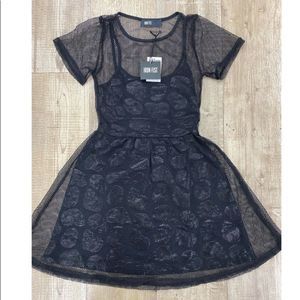 Iron Fist Skullz Club Mesh Dress